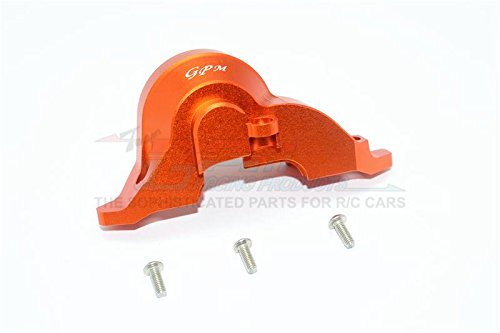 Traxxas TRX-4 Trail Defender Crawler Upgrade Parts Aluminum Transmission Upper Spur Gear Case Cover - 1Pc Set Orange