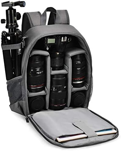 Borsa Fotocamera CADeN - Tracolla Regolabile - Impermeabile - Per DSLR E Mirrorless - Nero