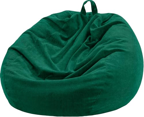 Nobildonna Sitzsackstuhl für Kinder und Erwachsene, nur Bezug (Keine Füllung) für Sofa-Stofftiere, 110 x 89 cm