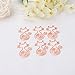 Kafly Shoppingmoon Cute Cat Paper Clips Metal Note Clips for Office School Wedding Decoration (Gold) Pack 12pcs.