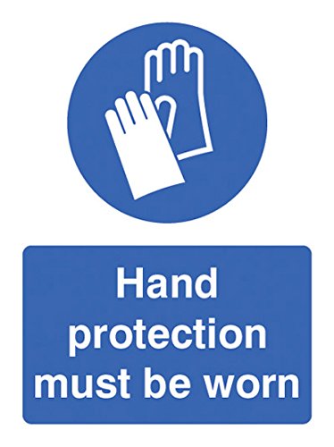 Caledonia Signs 85203E Sign, Hand Protection Must Be Worn