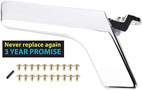 Left Side Interior Door Handle (Chrome) - Fits 2008-2016 Mercedes-Benz Models - Drivers Side Repair Door Kit and Replacement W204 C230 C250 C350 C63 AMG X204 GLK250 GLK300 GLK350
