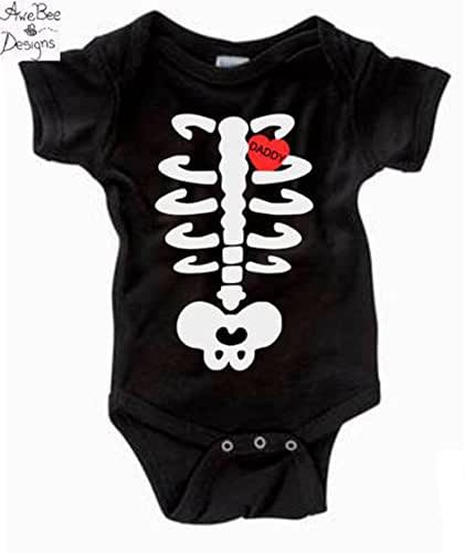 newborn skeleton onesie