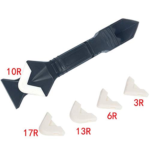 ETbotu Angle Scraper Remove Adhesive Residue Scratch Caulking Tools Set Stainless Steel Scraper