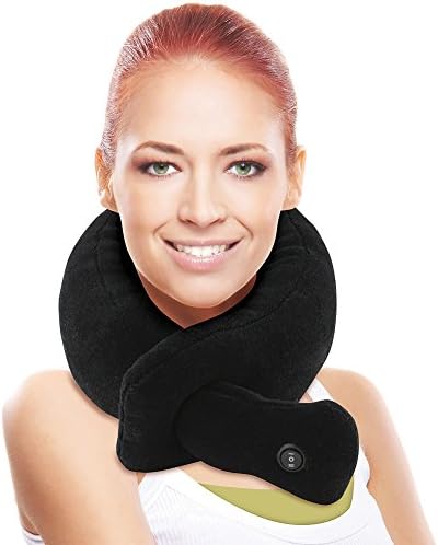 Vibrating Neck Massager With Dual Vibration Settings And Push-Button Control