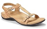 Vionic Womens Isla Backstrap Sandal Gold Cork Size 9