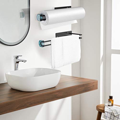 EONSIX- Kitchen Paper Towel Holder,Toilet Paper Holders for Kitchen and Bathroom Countertop. Both Available in Glue Adhesive and Screws, Installed with Easily