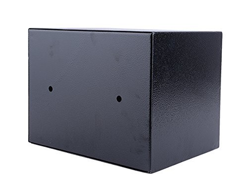 image for Vividy Small/Mini Electronic Digital Steel Safe Security Box with Key 