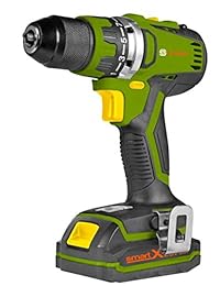 SmartEco Kit de destornillador compacto de iones de litio de 20 V sin escobillas con luz de trabajo LED integrada (2 baterías de 2 Ah y 1 hora de cargador rápido incluido)