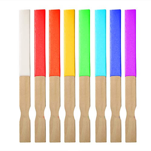 200 PCS 14 Inch Length Paint Sticks, KINJOEK Premium Wood MultiPurpose Wood Crafts Sticks for