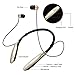 Bluetooth Headset, Sweatproof Sport Earphones 14 Hours Working Time, V4.1 Wireless Magnetic Neckband Headphones for Running Driving, Noise Cancelling Earbuds w/Mic (black)