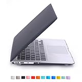 Valawy - Newest Version 13-inch Black Rubberized Hard Case for MacBook Air 13.3