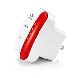 WiFi Extender Booster, URANT Mini N300 Repeater WiFi Range Extender Signal Amplifier Wireless Access Point/Repeater Supported 802.11b/g/n Integrated Antennas, RJ45 Port, WPS Button-2.4GHz