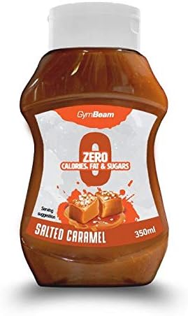 GymBeam Salted Caramel Syrup - Zero Calori, Sugar Free , Fat Free - 350 ml