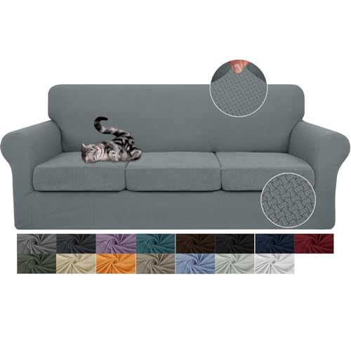 JIVINER Newest 4 Pieces Oversized Sofa Slipcovers