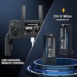 GPS 4k Drones with Electric Adjustable Camera for