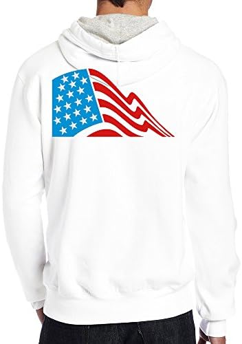 Stickle Men's Leisure Amerika Rammstein Pullover L White