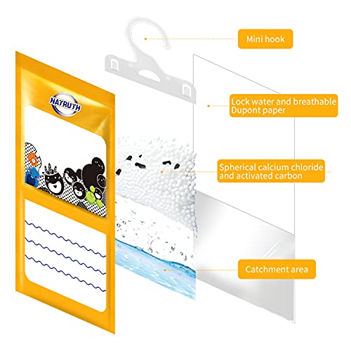 NATRUTH 10PACK Moisture Absorber Packets With Activated Charcoal