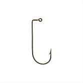 Eagle Claw Aberdeen 90 Degree Round Bend, Heavy Wire Jig Hook, Forged Point, Freshwater and Saltwater, Pack Of 100