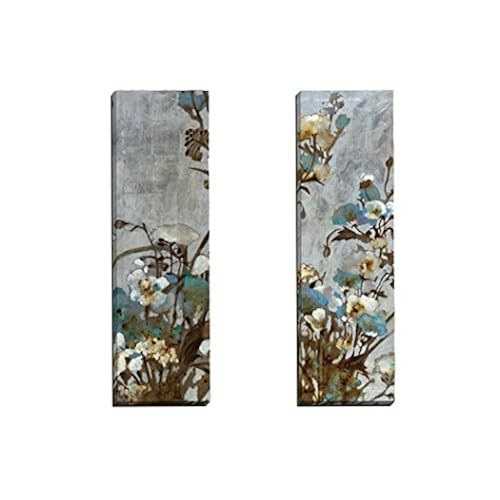 2 Piece Canvas Floral Wall Art