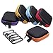 Sunmns 5 Pieces in Ear Bud Earphone Headset Headphone Case Mini Storage Carrying Pouch Bag with Carabiners primary