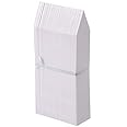 KINGLAKE 100 Pcs 4 Inch Plastic Plant Nursery Garden Labels Pot Marker Garden Stake Tags White