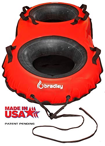 Bradley Tuboggan Double-Rider Snow Tube | Sledding Tubes | Inflatable Toboggan