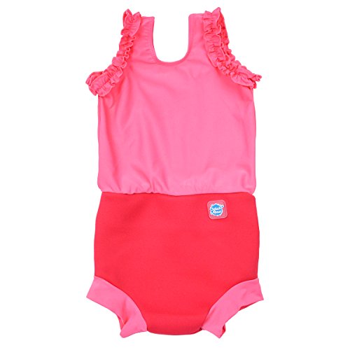 Splash About Happy Nappy Costume, Pink Geranium, 2-3 Years