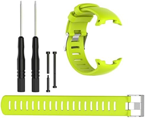 Morrivoe Watch Straps, Silicone Quick Release Soft Rubber Replacement Watch Bands for Suunto D4/D4i Novo Watch