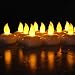 IMAGE Floating Candles, Flameless Floating LED Tea Lights 12 Pack Waterproof Tealight Candles for Wedding Party Spa Home Indoor Outdoor Decor-Yellow