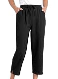 Drawstring Capri Pants