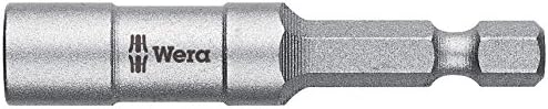 Wera 05052575001 890/4/1, Universal bit Holder, 1/4“ x 57 mm, Silver, 1/4" x 57 mm