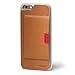 Distil Union Wally Wallet Case for iPhone 6 - Genuine Leather Protective Case (Frost/Brown)