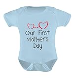 TeeStars - Our First Mother's Day - Mommy and Me Cute Bodysuit Baby Onesie