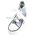 Dovewill 3inch Lace Up High Top Canvas Sneaker Shoes with Shoelace for 1/4 1/3 BJD SD Doll Blue