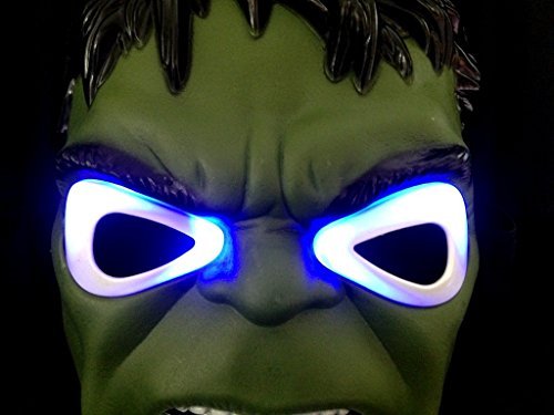 Superhero The Avengers Costume LED Light Eye Mask (Hulk) - //coolthings.us