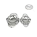 Dumpling Maker,Amytalk 2 Pcs Stainless Steel Dumpling Maker and Dumpling Press for Home Kitchen,Stainless Steel Dough Press Dumpling Pie Ravioli Mold Gyoza Empanada Maker (1 Set, Small+Large)