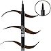 Dollup Beauty 'Doll Eyes' Color Brown Liquid Eyeliner Pen - For Winged Liner, Vamp Stamps & Cat Eyes. 100% Smudge-Proof W/ Skinny Applicator - Dark Brown Color Mudslide Waterproof