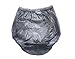 Haian Adult Incontinence Pull-on Plastic Pants Color Transparent Black 3 Pack (Medium)