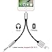 2 in 1 Lightning 3.5mm Audio Adapter supports IOS 10.3 Headphone Jack Adapter for iphone 7 7 plus