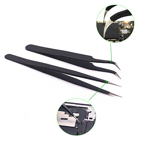 JUYU 21 Pcs Cell Phone Repair Tool Kit Open Tool Kit for iPhone Precision Screwdriver Set with Magnetizer/Demagnetizer Tool & Opening Pry Tools for iPhone, IPad,IPod,ITouch (21 IN 1)