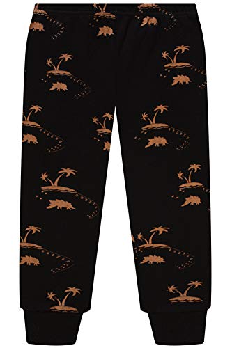 Little Boys Pajamas Set for Toddler Cotton Clothes 4-Pieces Dinosaur 7T Sleepwear Kids Casual Long Sleeve Pjs Set (Dinosaur,7)