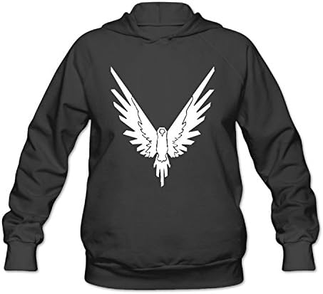TRIES Phoenix Logo Maverick Logan Paul Logang White Hoodies For Women Black (L)