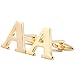 H&H Men's Shirts Cufflinks Alphabet Letter 4 Color(A-Z)