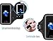 LOVPHONE iPhone 7/8 Plus Armband Sport Running Exercise Case for iPhone 7 Plus/iPhone 8 Plus/iPhone 6 Plus/6s Plus with Key Holder & Card Slot for Walking, Hiking, Biking (Gray)