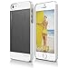 iPhone SE case, elago [Outift Matrix][White / Dark Gray] - [Premium Hybrid Construction][Diamond-Cut Aluminum][Spark Design Award] - for iPhone SE/5/5S