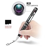 Hidden Spy Camera- Star Light Night Vision Pen Full HD 1296P Video Recording Pen Hidden Security Camera 1PCS With 32gb Memory Card Video Camcorder Inspection Mini Video Spy Gadgets Motion Detector