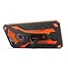 Zizo Static Series for iPhone 8 Plus Case Military Grade Drop Tested with Kickstand iPhone 7 Plus iPhone 6s Plus Case Black Orange