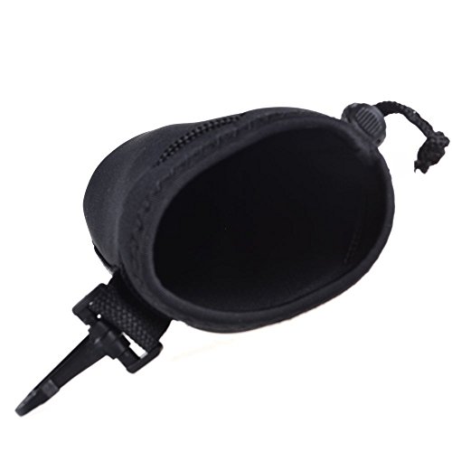 Neoprene Water Bottle Carrier ,Water Bottle Cooler Sleeve Tote Bag Pouch Holder Strap for Kid Children Women MEN Biker Travel Cycling Climbing Sports (black) - Thumbnail 4