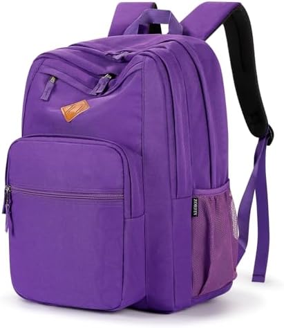 abshoo Classical Basic Womens Travel Backpack For College Men Water Resistant Bookbag (Grey)